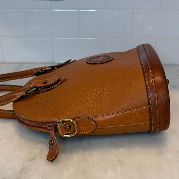 Dooney & Bourke Bag Purse Handbag Pebbled Leather Norfolk Satchel Tote Bag - Picture 9 of 16